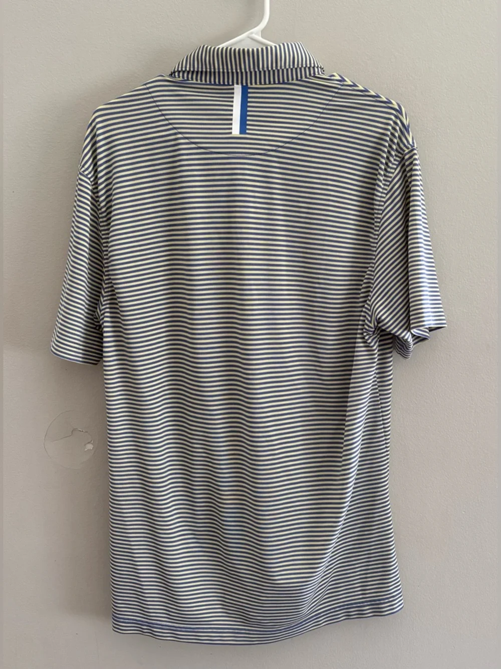 Rhoback Men’s The Birdie Stripe Short Sleeve Performance Polo | Size M - Picture 4 of 10